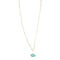 Evil Eye On Paper Clip Chain Necklace - Denny's