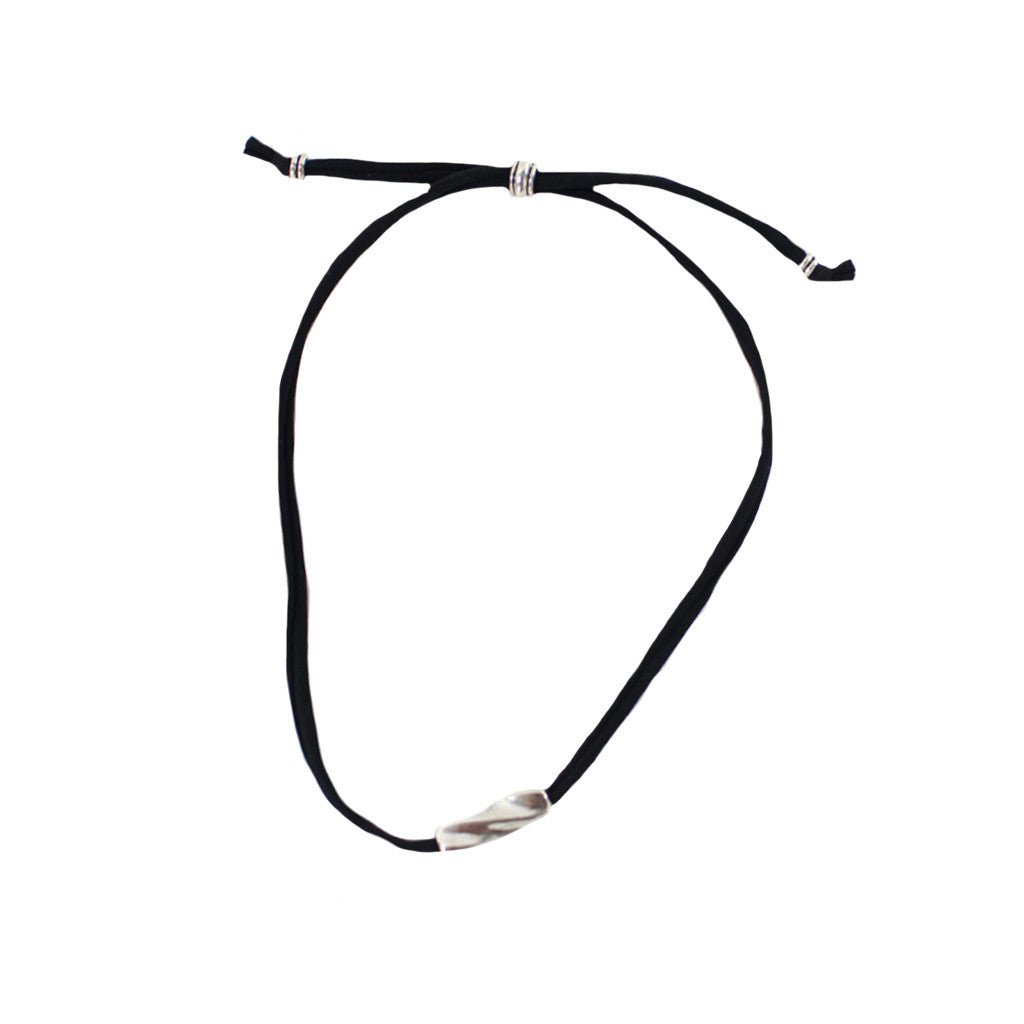 Silver Twist Choker - Denny's