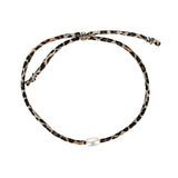 White Pearl on Leopard Choker - Denny's