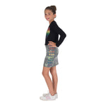 Camo Skirt with Zipper and Ombre Stars on Sides - Denny's