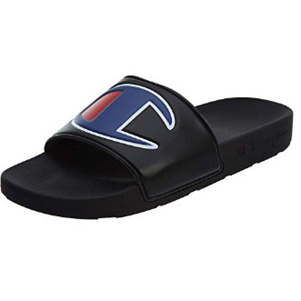 Adult IPO Black Champion Slide - Denny's
