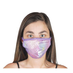 Pastel Stars Mask 96% Poly 4% Spandex - Denny's