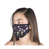 Black Stars Mask 96% Poly 4% Spandex - Denny's