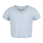 Courage Crop V-neck Tee - Denny's