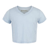 Courage Crop V-neck Tee - Denny's