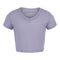Courage Crop V-neck Tee - Denny's