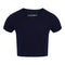 Courage Crop V-neck Tee - Denny's
