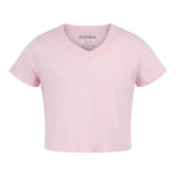 Courage Crop V-neck Tee - Denny's