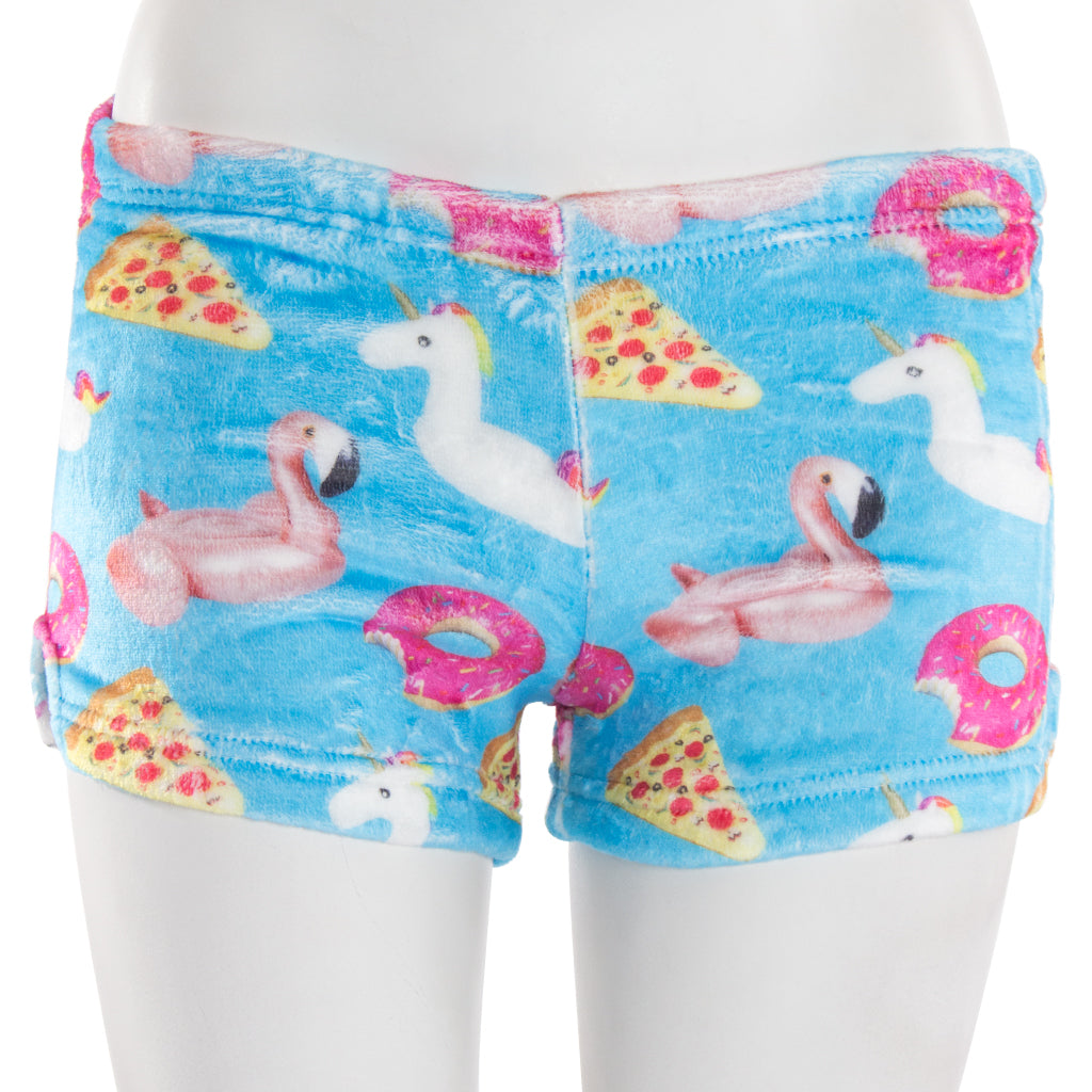Flamingo Unicorn Floats Plush Short - Denny's