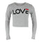 Long Sleeve Crop Top with Love - Denny's