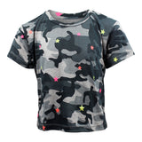 Short Sleeve Tee w Neon Stars - Denny's