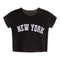 New York Crop Tee - Denny's