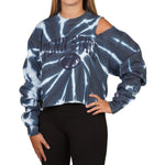Penn State Cropped Tie Dye Crew - Denny's