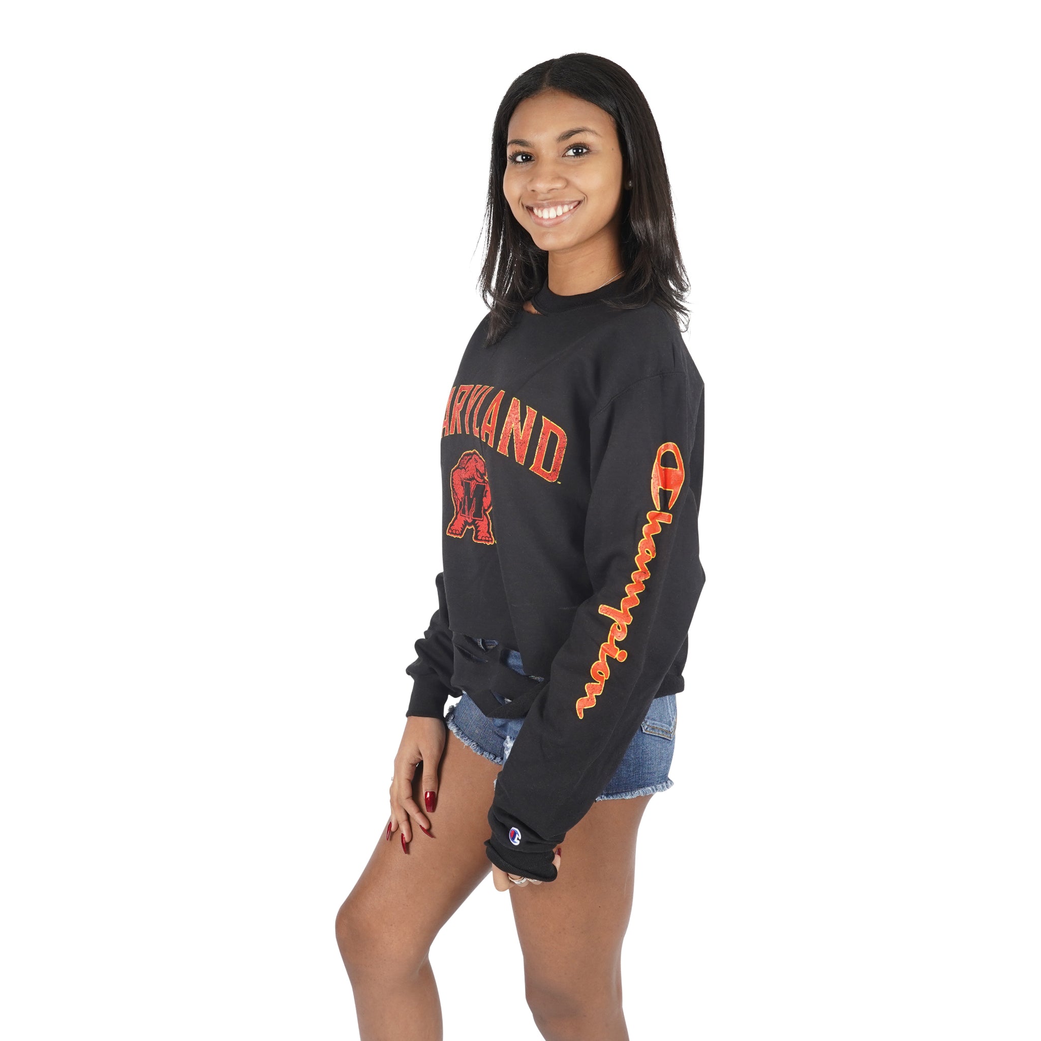Maryland Crop Cut Sweatshirt - Denny's