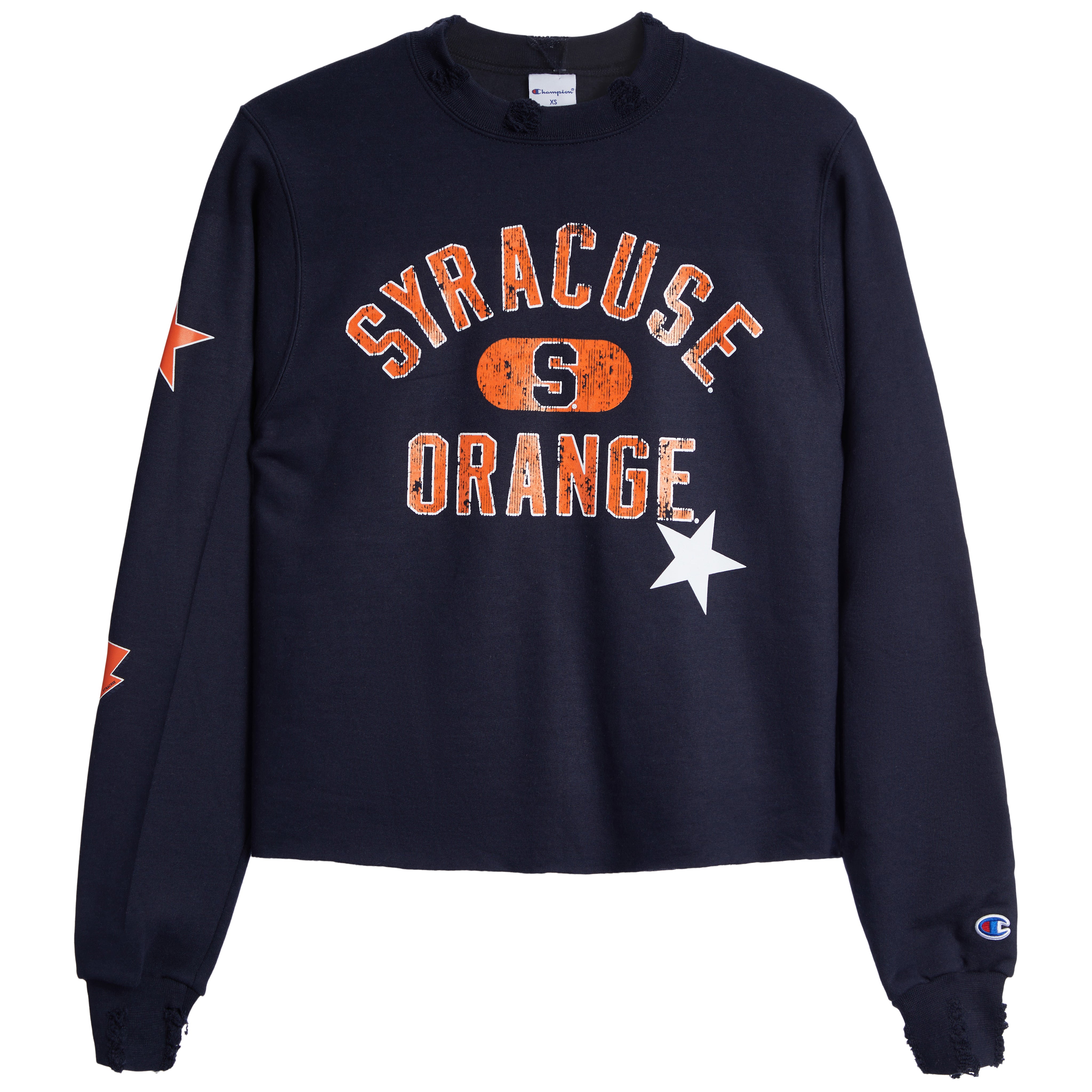 Syracuse Star & Bolt Cut Sweatshirt - Denny's