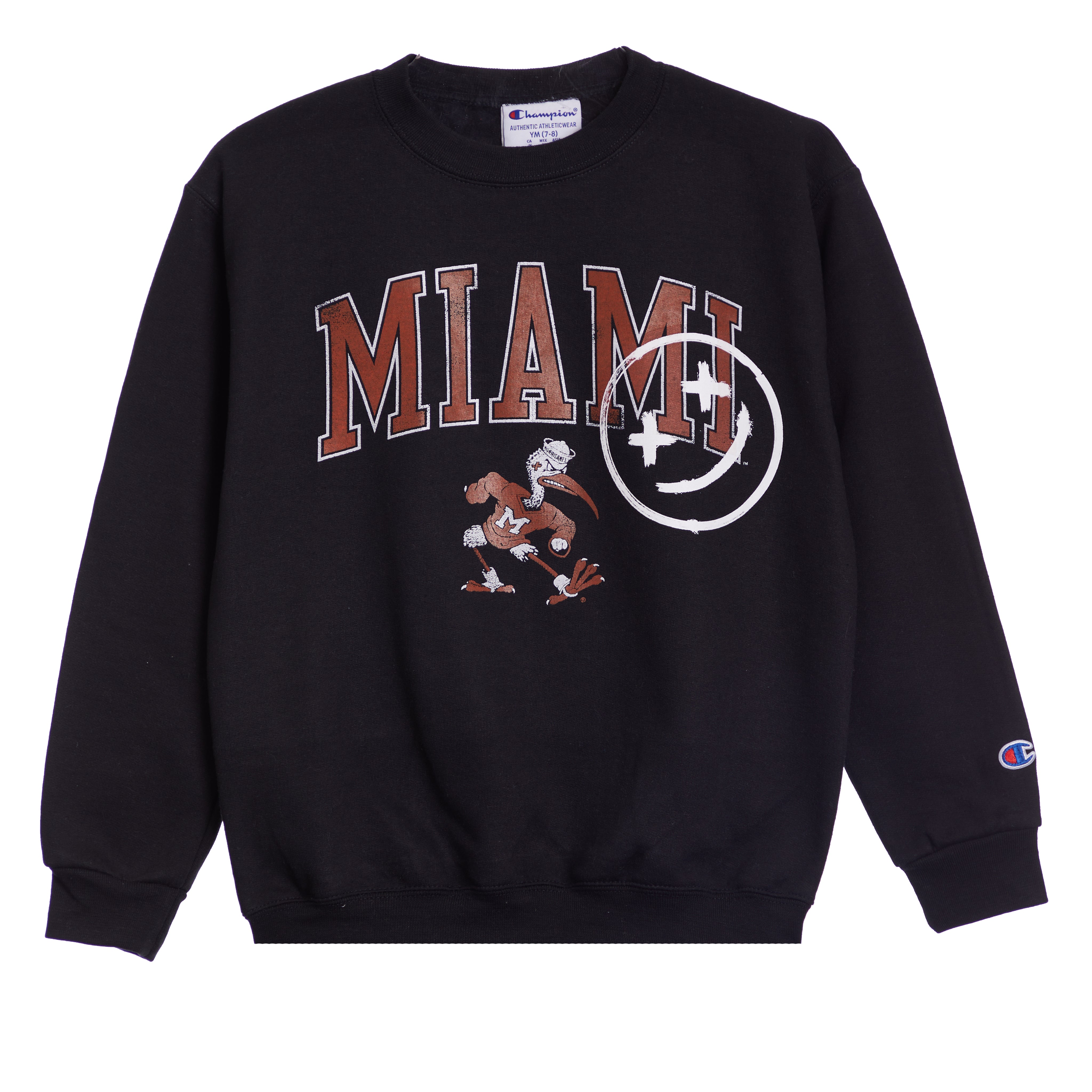 Miami White Smiley Sweatshirt - Denny's