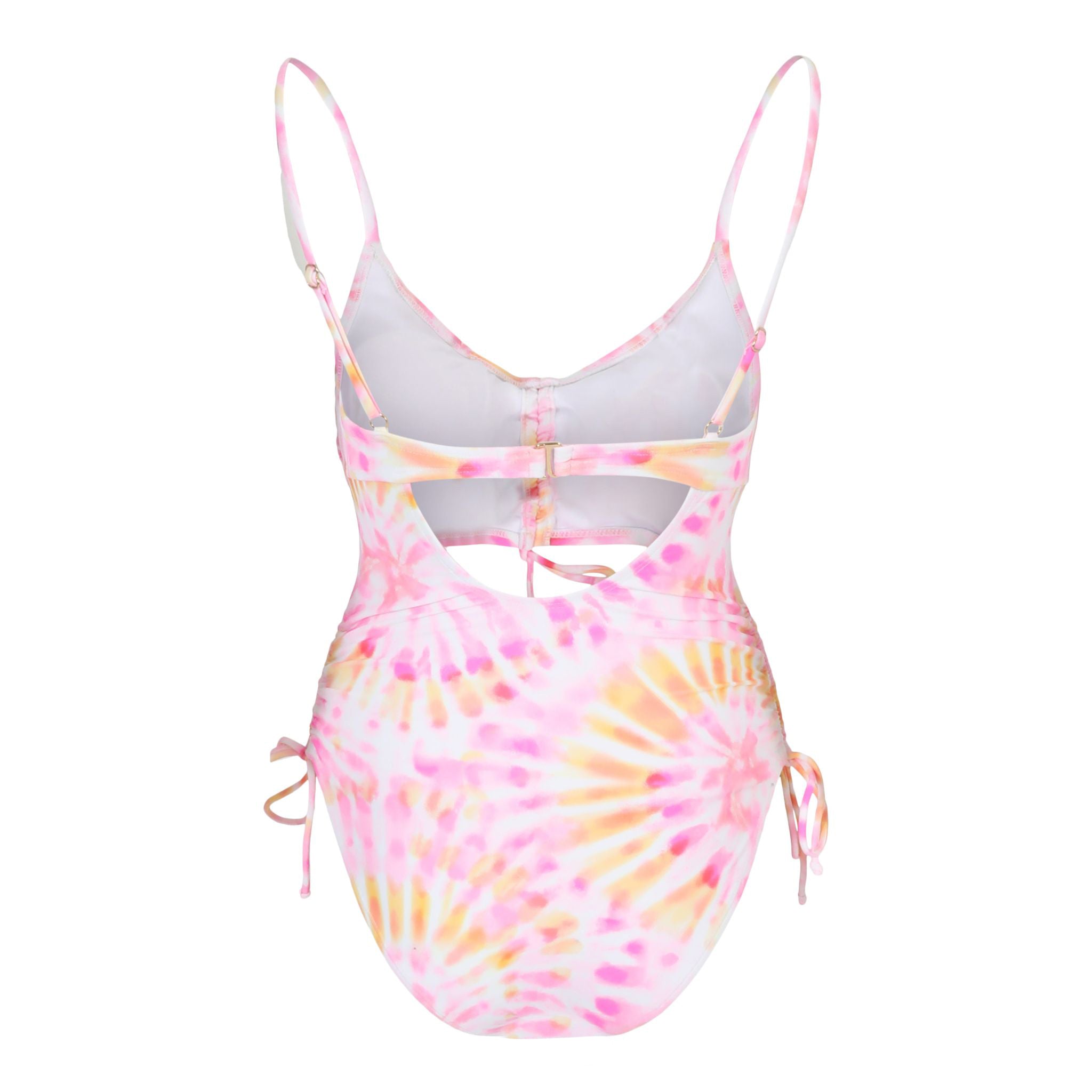 Sunkissed Sunrise Tie Dye Cut Out 1pc Bathing Suit - Denny's