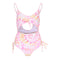Sunkissed Sunrise Tie Dye Cut Out 1pc Bathing Suit - Denny's