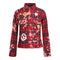 Allover Patches Crop Bleached Plaid - Denny's