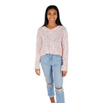 Speckled V-Neck Sweater - Denny's