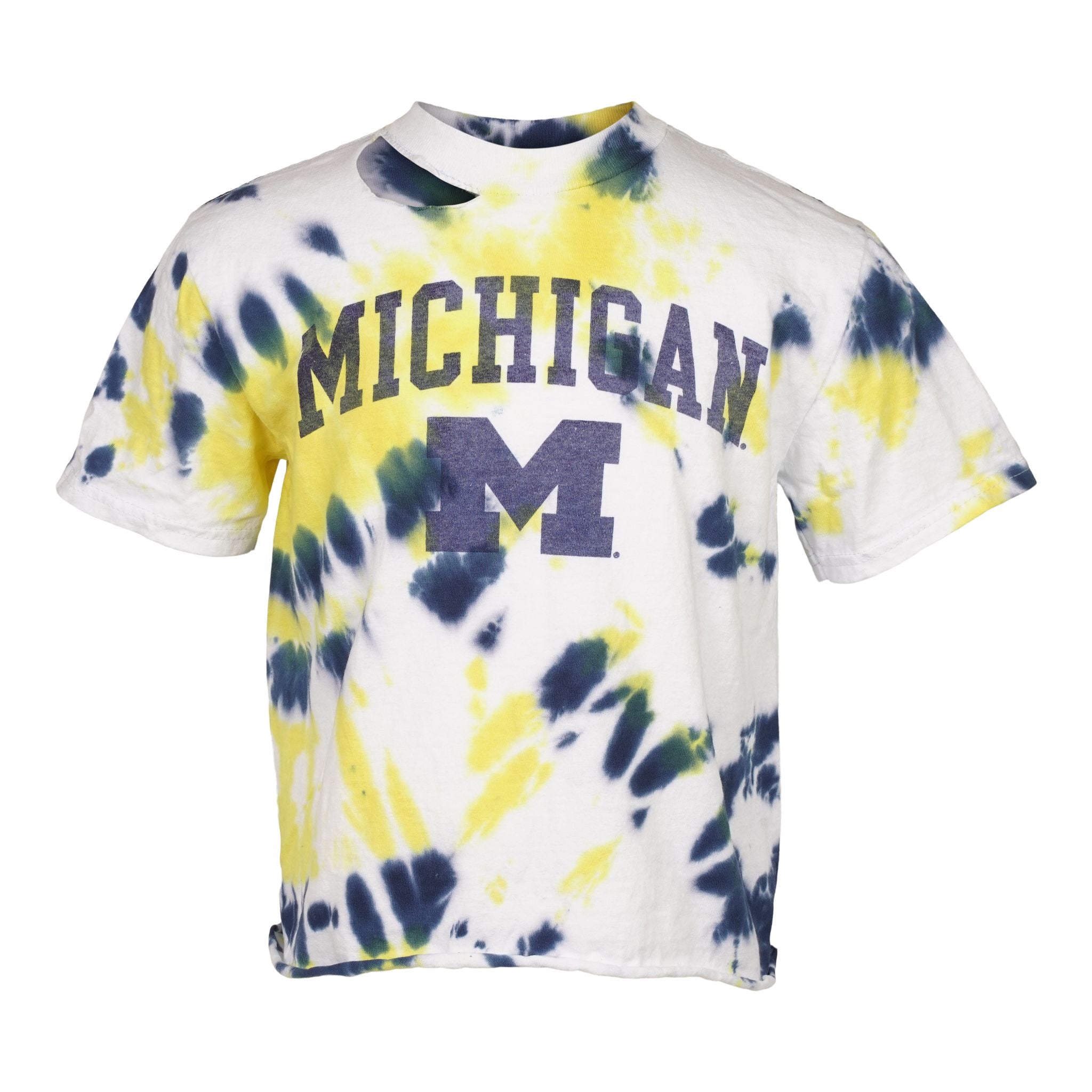 Yellow Navy Michigan Tee - Denny's