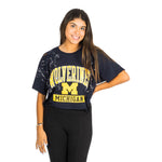 Michigan Splatter Crop Tee - Denny's