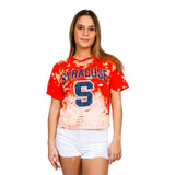 Bleached Ripped Syracuse Tee - Denny's
