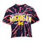 Short Sleeve Bleached Michigan Tee with Cuts - Denny's