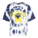 Short Sleeve Crop Tie Dye Michigan Tee - Denny's