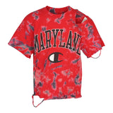 Tie Dye Bleached Maryland Short Sleeve Tee - Denny's