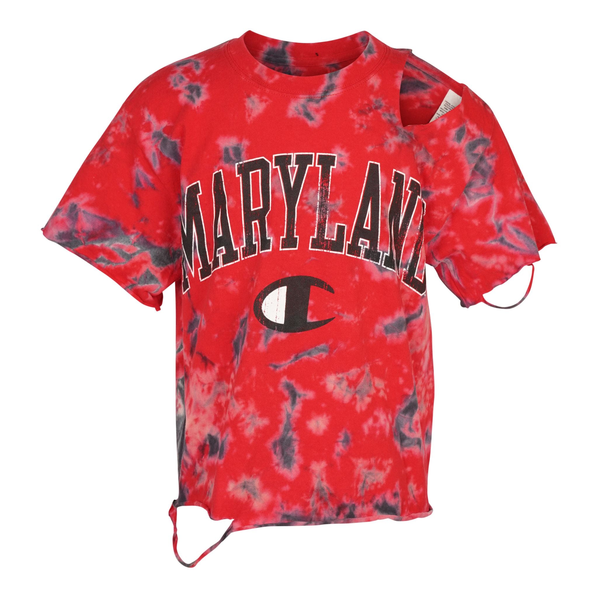 Tie Dye Bleached Maryland Short Sleeve Tee - Denny's