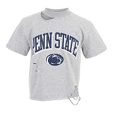 Short Sleeve Tee with Penn State with Cuts - Denny's