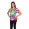 Rainbow Tie Dye Logo Script Tee - Denny's