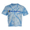 Short Sleeve Crop Bleach Tee with Script Logo - Denny's