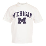Short Sleeve Crop Michigan Tee with Cuts - Denny's