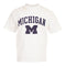 Short Sleeve Crop Michigan Tee with Cuts - Denny's