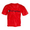 Short Sleeve Cropped Bleached Tee with Script Logo - Denny's
