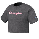 Short Sleeve Champion Crop Tee - Denny's
