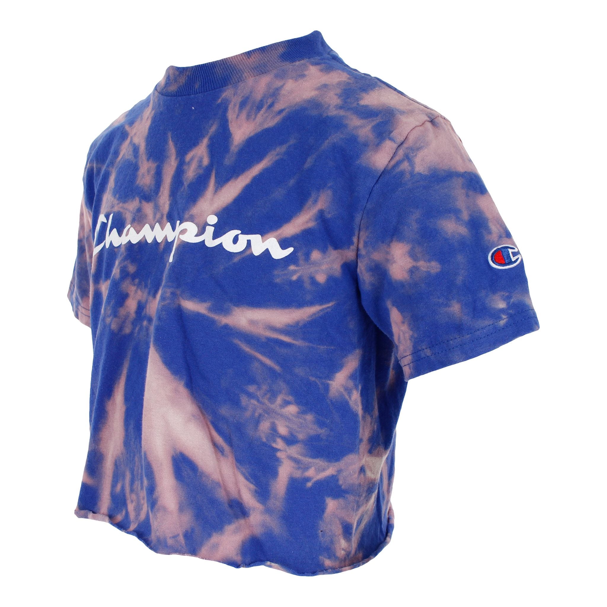 Short Sleeve Champion Tee Bleach and Cut - Denny's