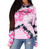 Long Sleeve Minnie Tie Dye Crew - Denny's