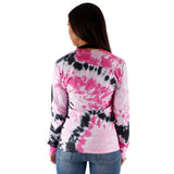 Long Sleeve Minnie Tie Dye Crew - Denny's