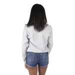 Long Sleeve Penn State Crop Cut Crew - Denny's