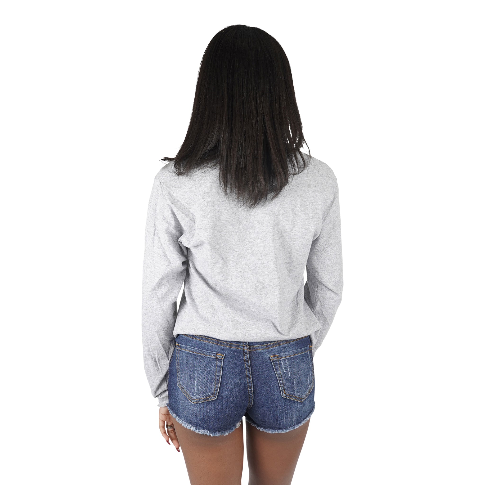 Long Sleeve Penn State Crop Cut Crew - Denny's