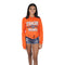 Long Sleeve Syracuse Crop Cut Crew - Denny's