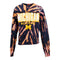 Bleached Tie Dye Long Sleeve Michigan Crew - Denny's