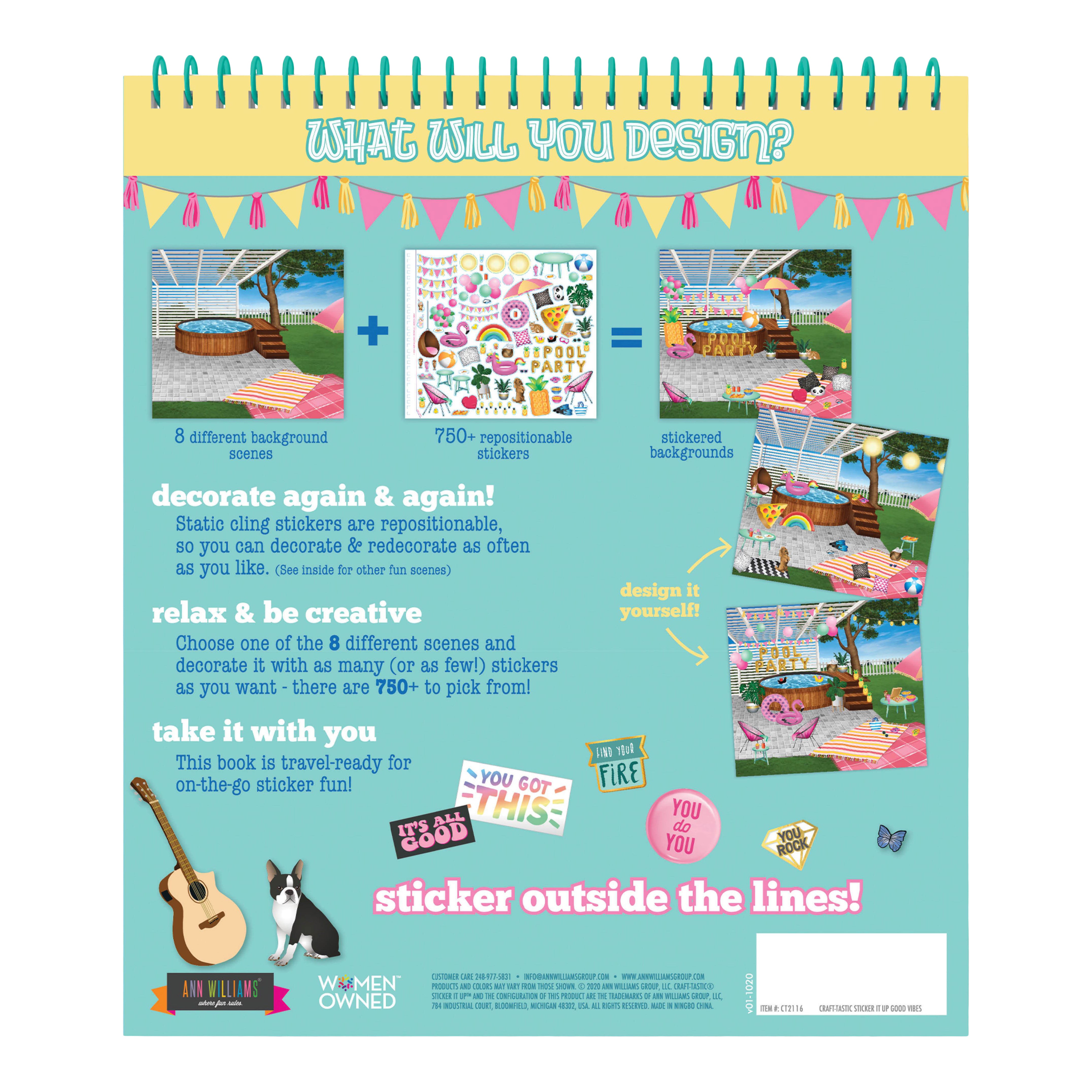 Craft Tastic Stick It Up Good Vibes - Denny's