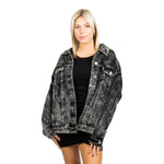 Corduroy Studded Oversized Jacket - Denny's