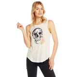 Rose Skull Tank Top - Denny's