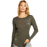 Cloud Jersey Patches Long Sleeve Shirt - Denny's