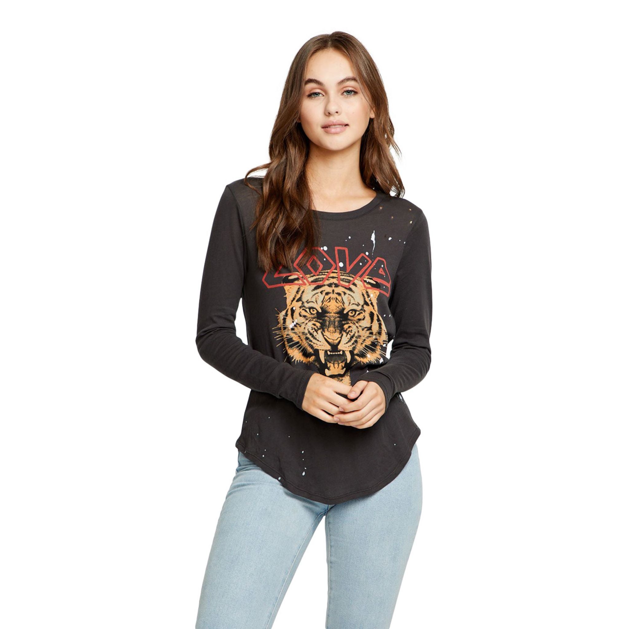 Love Cat Long Sleeve Tee - Denny's